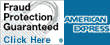 American Express Frad Protection Guaranteed